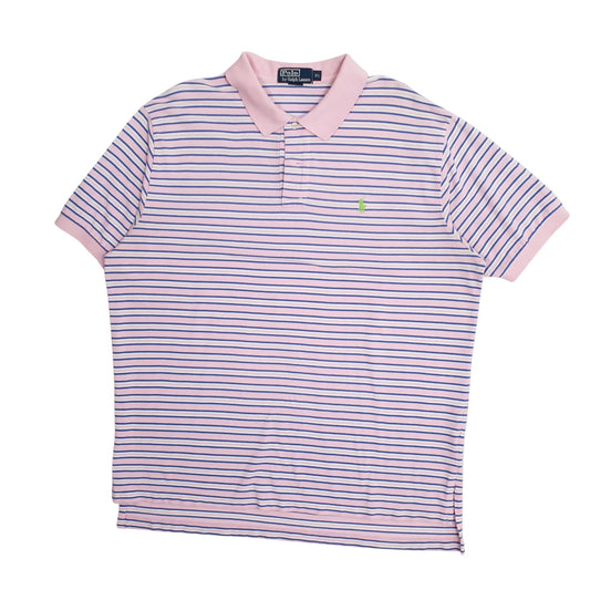 Mens Pink Polo Ralph Lauren Short Sleeve Polo Shirt