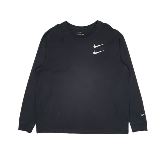 Mens Black Nike Godess of Victory Long Sleeve T Shirt