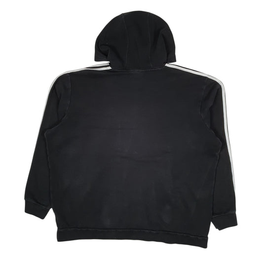 Mens Black Adidas Hoodie Jumper