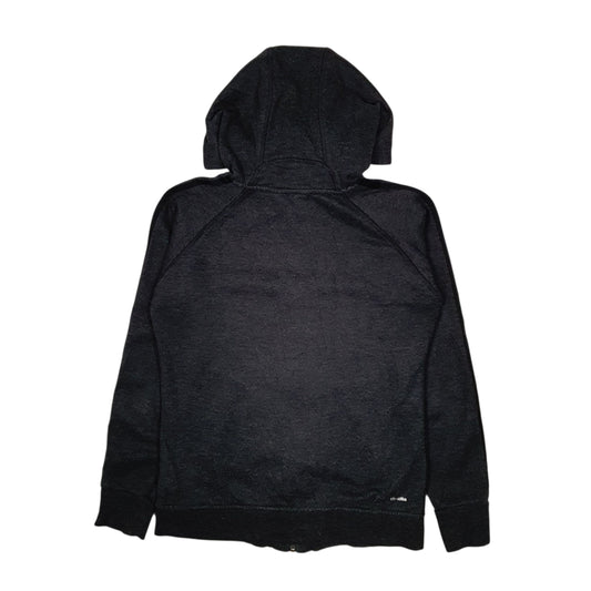 Womens Grey Adidas Climalite Hoodie Full Zip Jumper