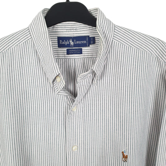 Mens Grey Ralph Lauren Vintage 90s Shirt
