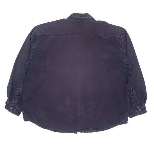 Mens Navy Carhartt Vintage Shacket Coat