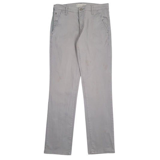 Mens Grey Levis Chino Trousers