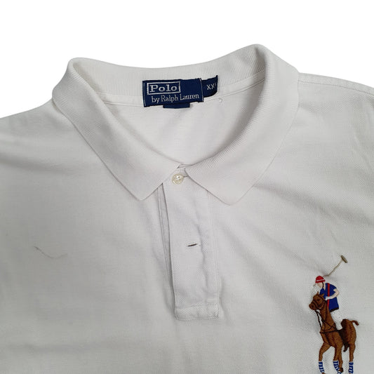 Mens White Polo Ralph Lauren Polo Shirt