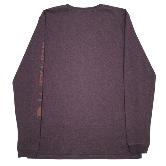 Womens Burgundy Carhartt TK0231-W T Shirt