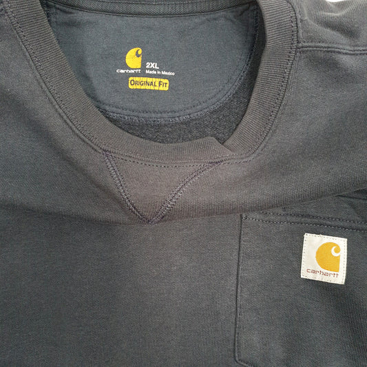 Mens Navy Carhartt Crewneck Jumper