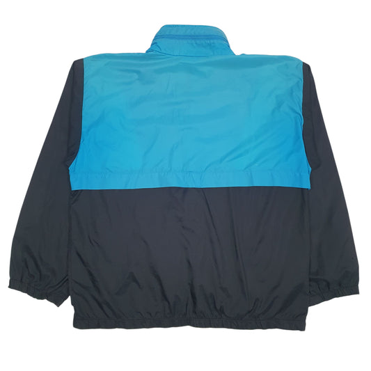 Mens Black Reebok Vintage 90s Hoodie Coat