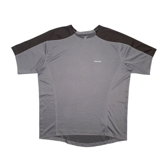 Mens Grey Patagonia Capilene Short Sleeve T Shirt