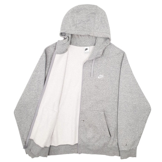 Mens Grey Nike Full Zip Jumper