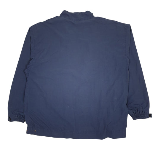 Mens Navy Reebok Vintage Crewneck Coat