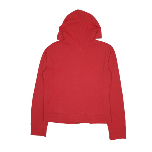 Womens Pink Hollister Hoodie Full Zip Jumper