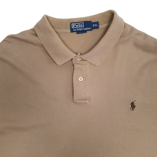 Mens Beige Polo Ralph Lauren Polo Shirt