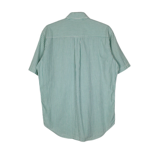 Mens Blue L.L.Bean Vintage 90s Made In USA Shirt