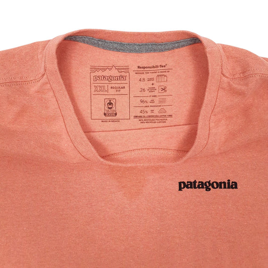 Mens Pink Patagonia Quarter Zip T Shirt