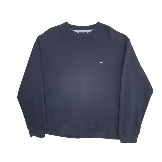 Mens Navy Tommy Hilfiger Vintage 90s Crewneck Jumper