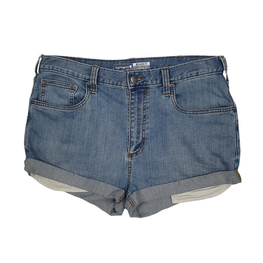 Womens Blue Carhartt Denim Shorts