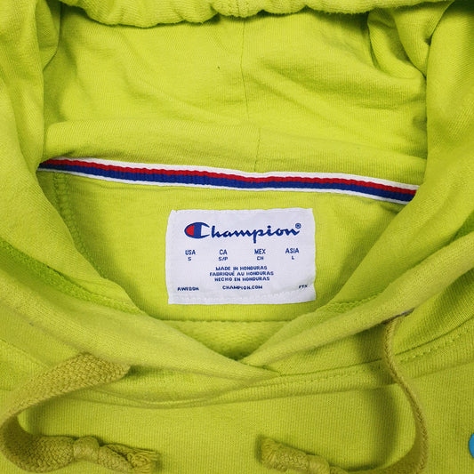 Womens Green Champion Hoodie Jumper