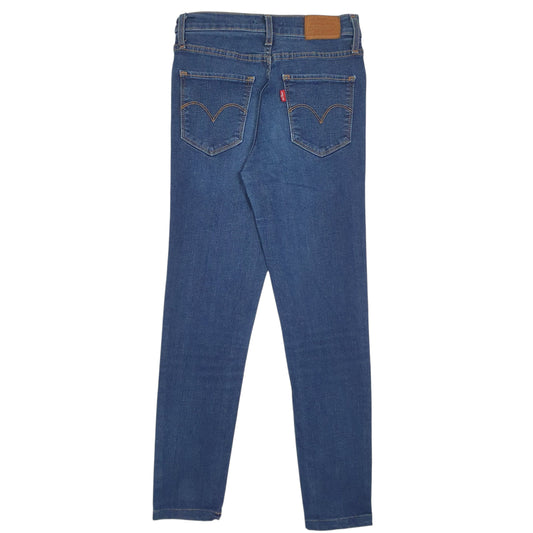 Womens Blue Levis High Rise Jeans