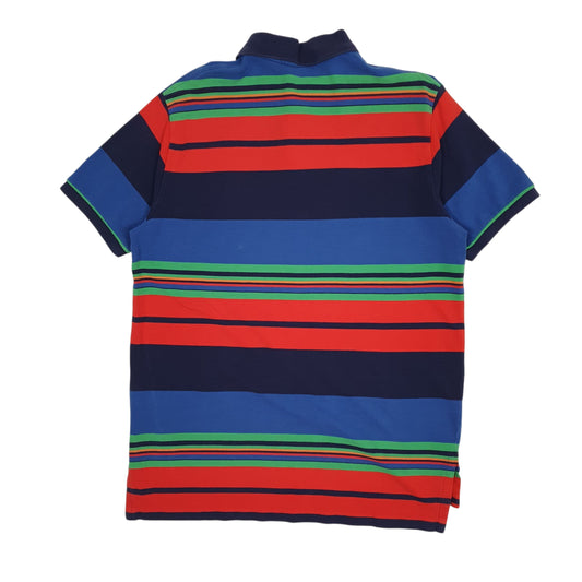 Mens Blue Polo Ralph Lauren Custom Fit Polo Shirt