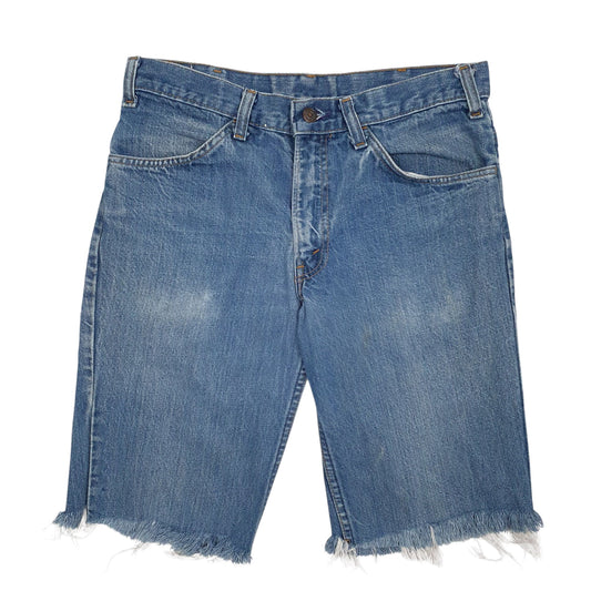 Mens Blue Levis Orange Tab Vintage 80s Made In USA Denim Shorts