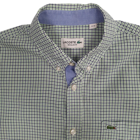 Mens Green Lacoste Shirt