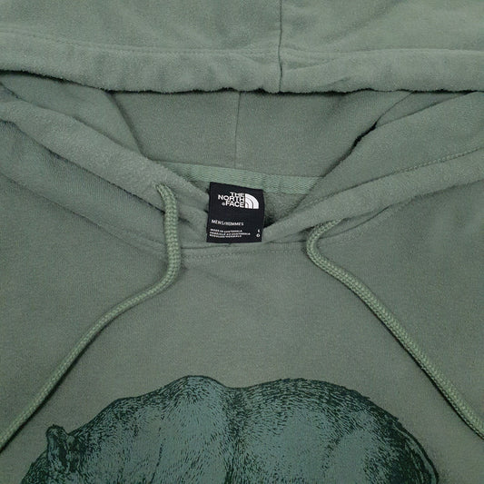 Mens Green The North Face Hoodie Jumper