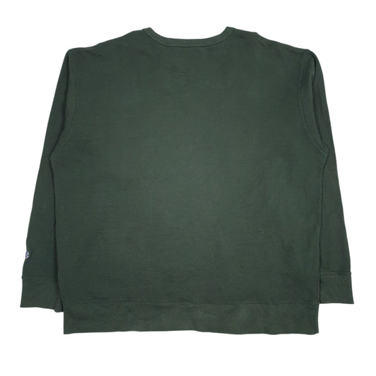 Mens Green Champion Crewneck Jumper