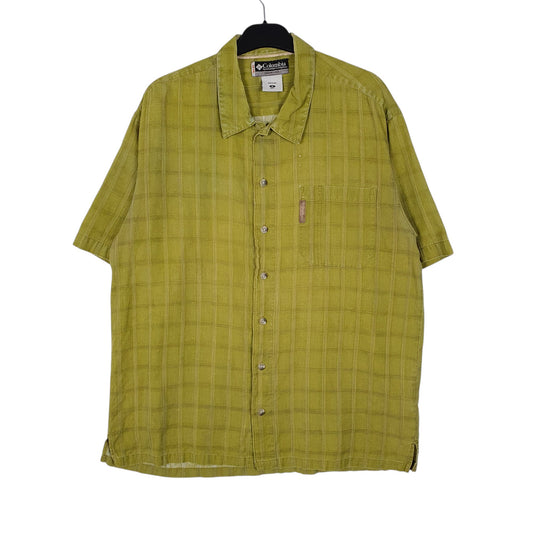Mens Green Columbia Sportswear Company Short Sleeve Shirt