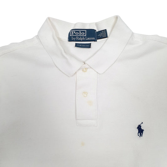 Mens White Polo Ralph Lauren Polo Shirt