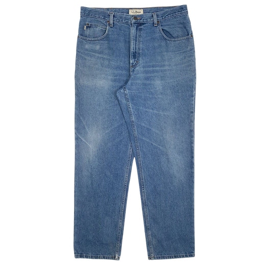 Mens Blue L.L.Bean Natural JeansW34 L30