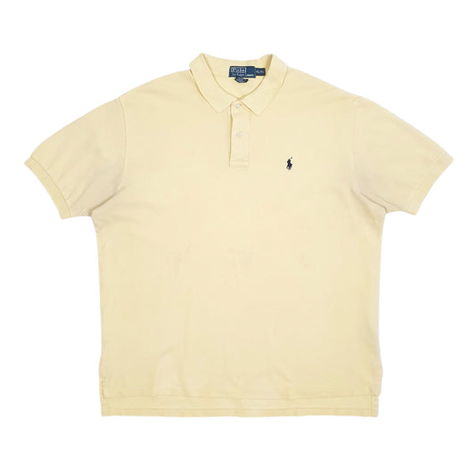 Mens Yellow Polo Ralph Lauren Short Sleeve Polo Shirt