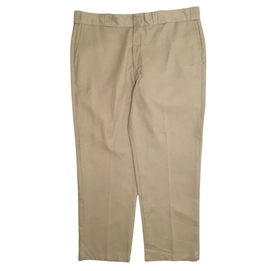 Mens Beige Dickies Workwear Chino Trousers