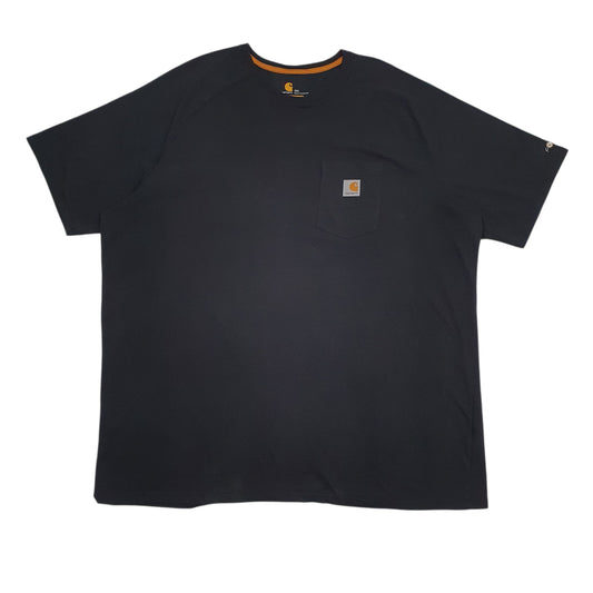 Mens Black Carhartt Short Sleeve T Shirt