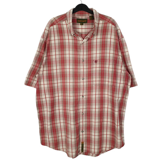 Mens Red Timberland Short Sleeve Shirt