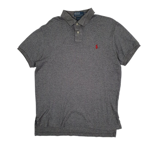 Mens Grey Polo Ralph Lauren Short Sleeve Polo Shirt