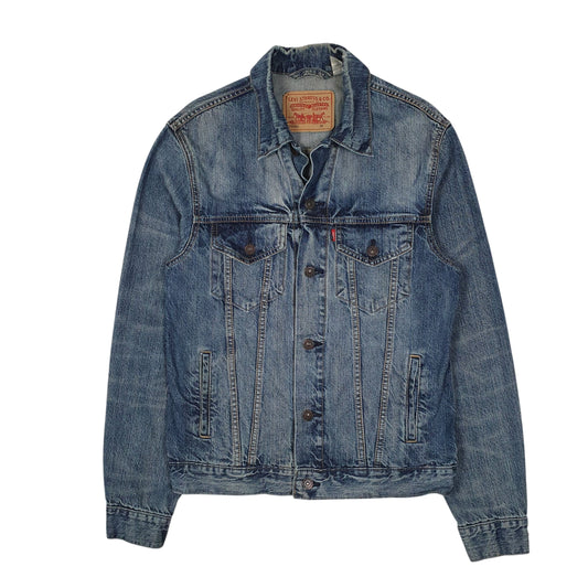 Mens Blue Levis Type 3 Trucker Coat
