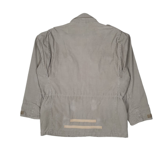 Mens Grey Bull & Bear Corduroy Field Hunting Coat