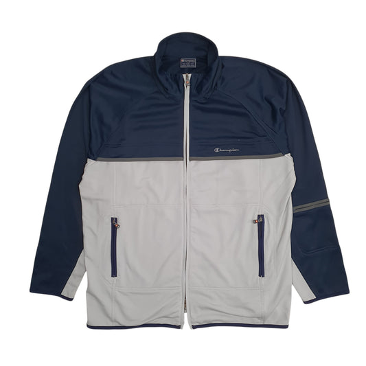 Mens Navy Champion Full Zip Coat
