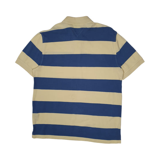 Mens Yellow Tommy Hilfiger Hoodie Polo Shirt