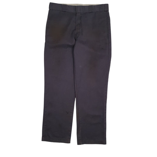 Mens Grey Dickies 874 Original Fit Chino Trousers