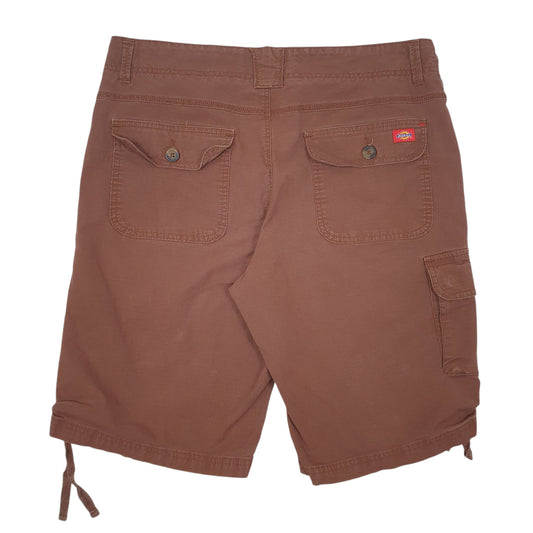 Womens Brown Dickies Hoodie Shorts
