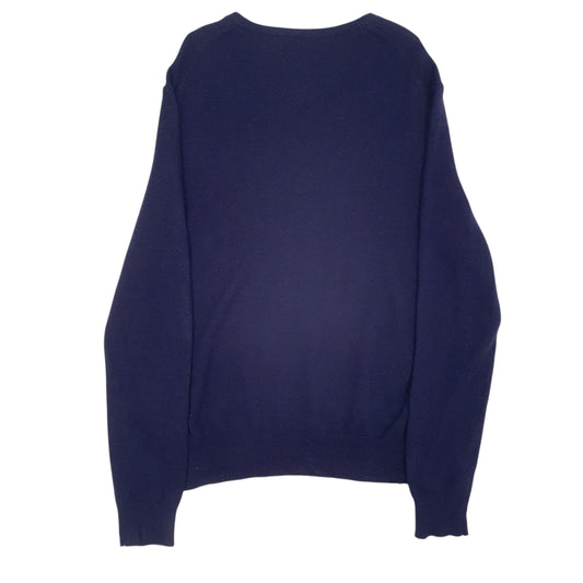 Mens Navy Polo Ralph Lauren V Neck Jumper