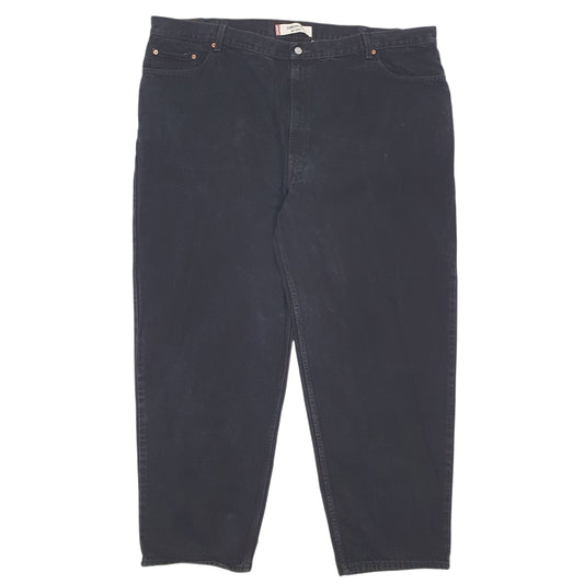 Mens Black Levis 550 JeansW50 L32