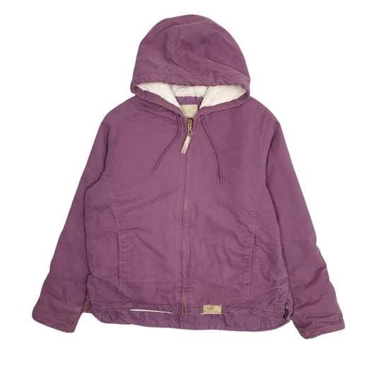 Womens Purple Schmidt Sherpa Lined Coat