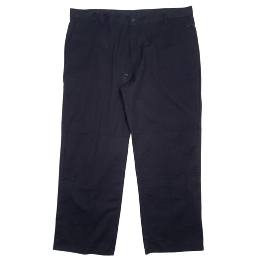 Mens Black Dickies Workwear Chino Trousers