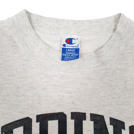 Mens Grey Champion Made In USA Vintage 90s Crewneck Jumper
