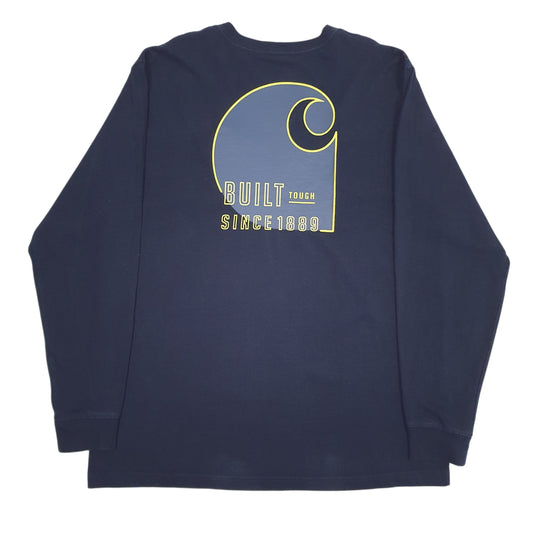 Mens Navy Carhartt T Shirt