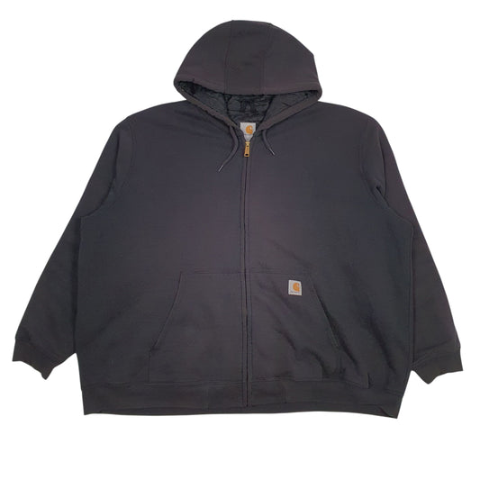 Mens Black Carhartt Padded Hoodie Jumper