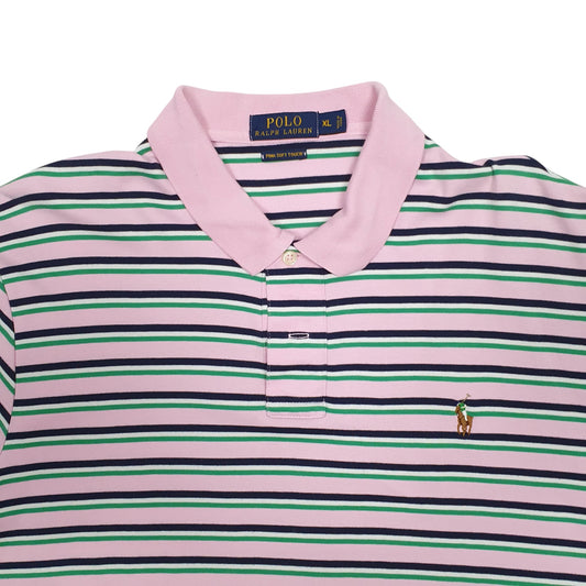 Mens Pink Polo Ralph Lauren Polo Shirt