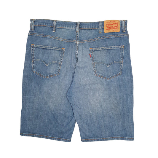 Mens Blue Levis 569 Stretch Shorts